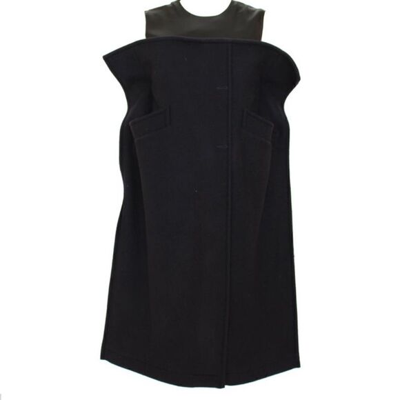 NWT Maison Margiela wool blend pocket dress in black size EU 42(US 10) - Picture 7 of 16